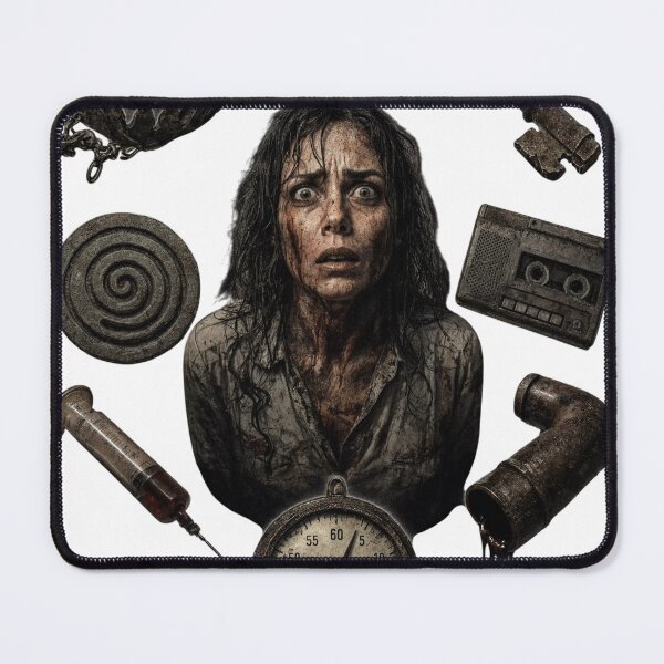 Item preview, Horror theme composition with panicked woman and as isolated object designed and sold by Creative88Art.