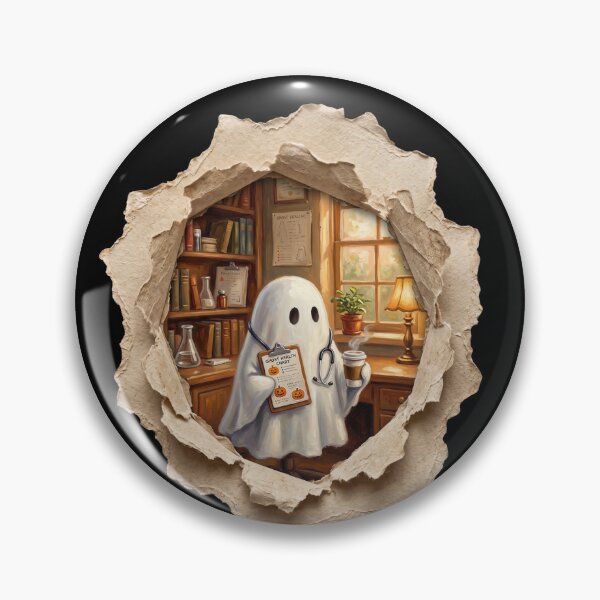 Item preview, Nurse Ghost Medical Office Halloween designed and sold by Tiffany Roy.