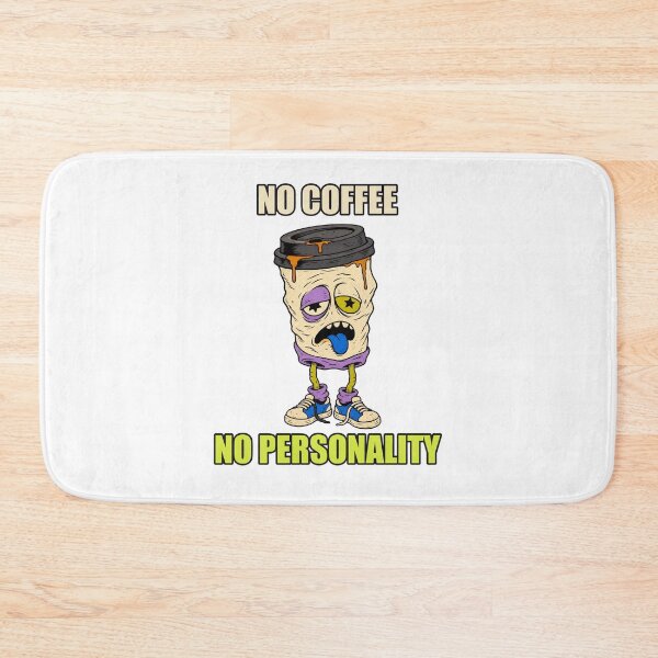 Item preview, No Coffee No Personality Cartoon Cup designed and sold by coollooc-piece.
