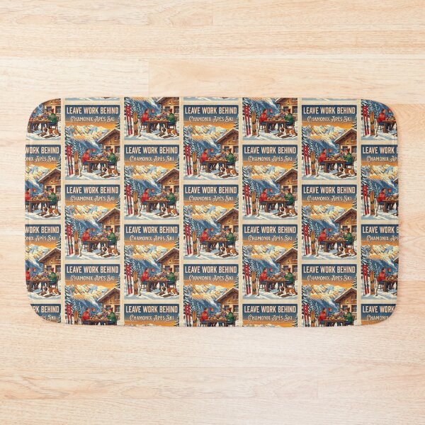 Item preview, Leave Work Behind Chamonix Après Ski French Alps  designed and sold by TeeARTHY.