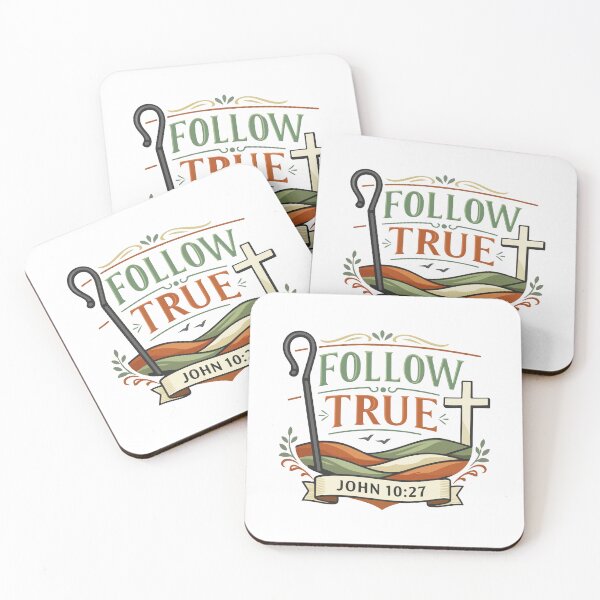 Item preview, Follow True Christian Shepherd – John 10:27 Bible Verse designed and sold by stylishdzign.