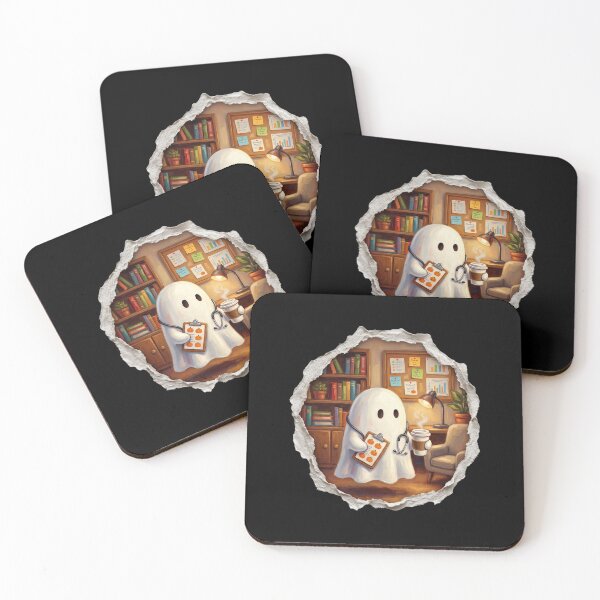 Item preview, Healthcare Worker Ghost Coffee Break designed and sold by Roy & Tiffany.