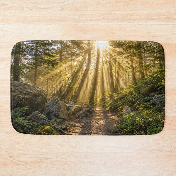Item preview, Golden Sunbeams Through a Peaceful Forest Trail designed and sold by Wild Bloom Paws.