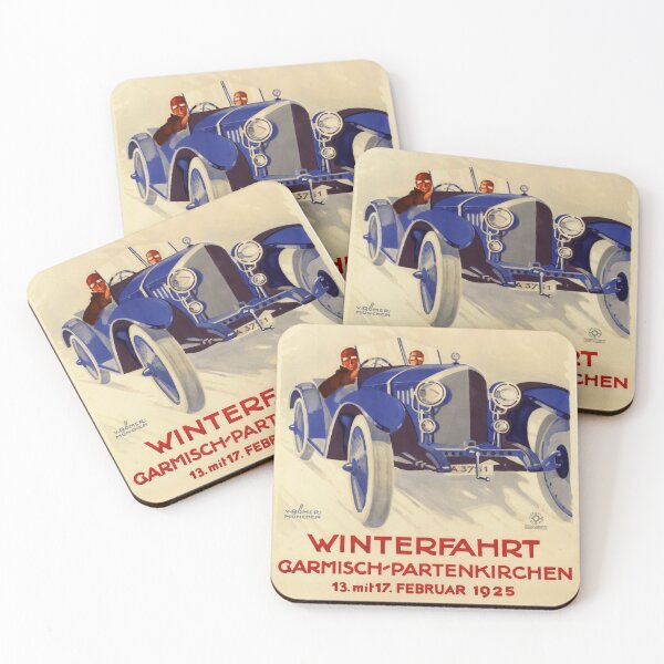 Item preview, ADAC Winter Road Race Vintage Poster designed and sold by Retr0Tshirts.
