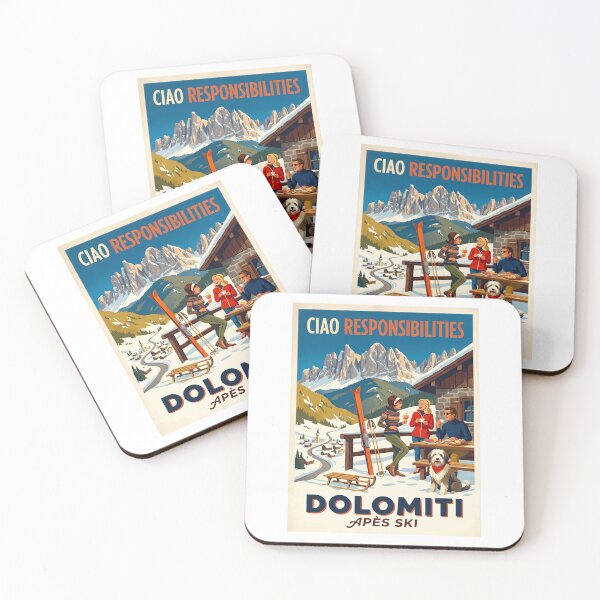Item preview, Ciao Responsibilities Dolomiti Après Ski Italian Alps  designed and sold by TeeARTHY.