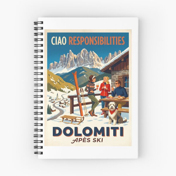Item preview, Ciao Responsibilities Dolomiti Après Ski Italian Alps  designed and sold by TeeARTHY.