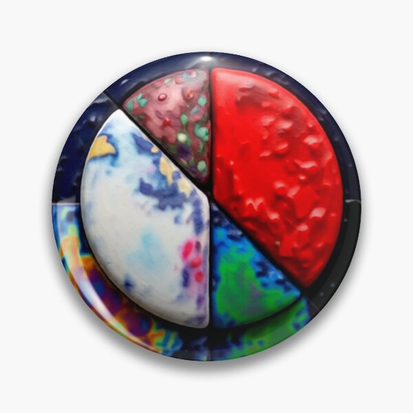 Item preview, broken circles multi colorful circular geometric abstract design designed and sold by SmashingDeals.