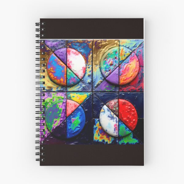 Item preview, broken circles multi colorful circular geometric abstract design designed and sold by SmashingDeals.