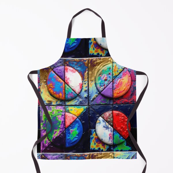 Item preview, broken circles multi colorful circular geometric abstract design designed and sold by SmashingDeals.