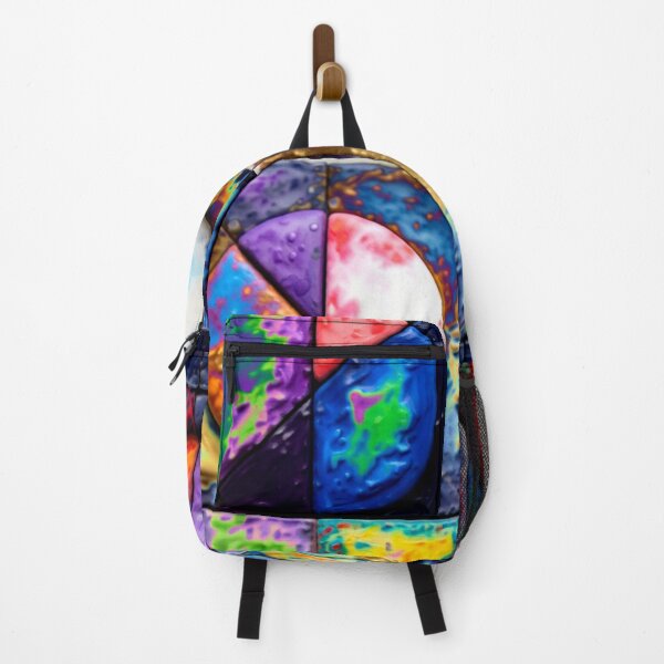 Item preview, broken circles multi colorful circular geometric abstract design designed and sold by SmashingDeals.