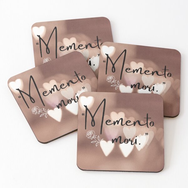 Item preview, Memento Mori Books Dark Academia Quote designed and sold by WildWoodlandWitch.