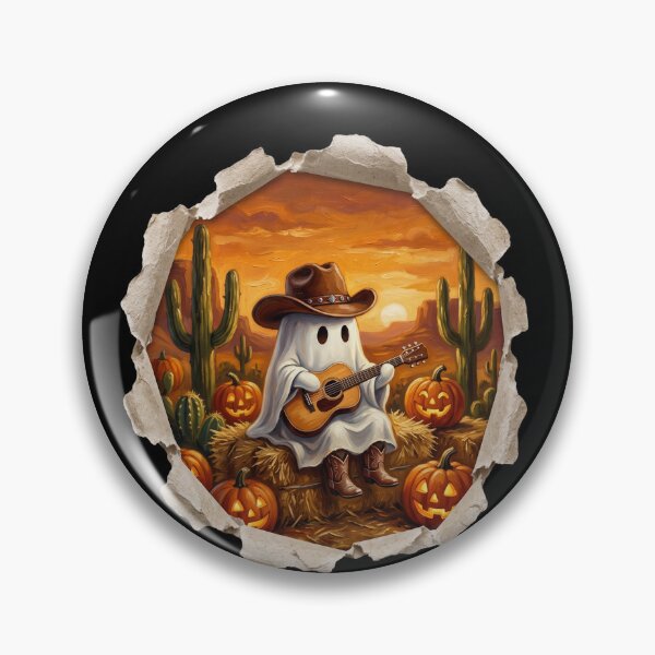 Item preview, Western Cowboy Ghost Playing Acoustic Guitar designed and sold by Roy & Tiffany.