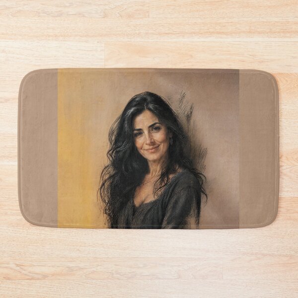 Item preview, Charcoal and Pastel Portrait of a Mediterranean Woman designed and sold by Lucia Amaris Art.