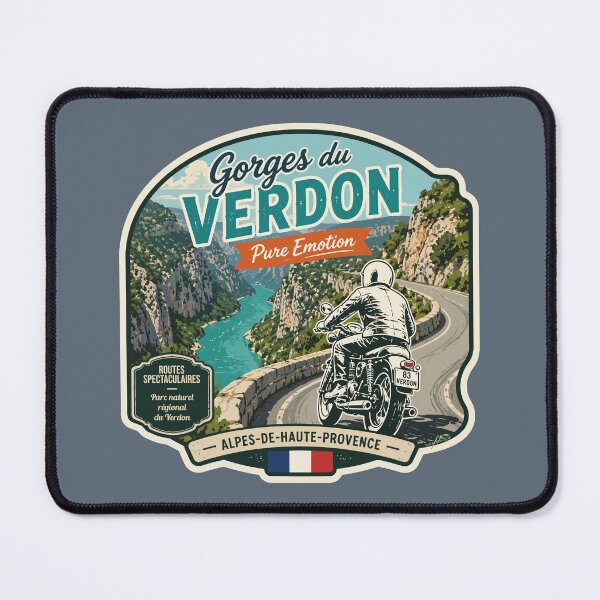 Item preview, Gorges du Verdon D23 Grand Canyon of Europe France Sticker TShirt 04 designed and sold by OuterShellUK.