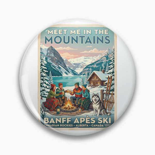 Item preview, Meet Me In The Mountains Banff Canadian Rockies Après Ski   designed and sold by TeeARTHY.