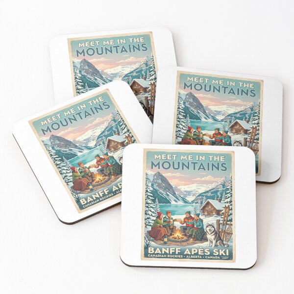 Item preview, Meet Me In The Mountains Banff Canadian Rockies Après Ski   designed and sold by TeeARTHY.