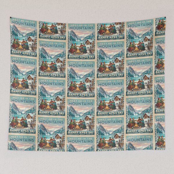 Item preview, Meet Me In The Mountains Banff Canadian Rockies Après Ski   designed and sold by TeeARTHY.