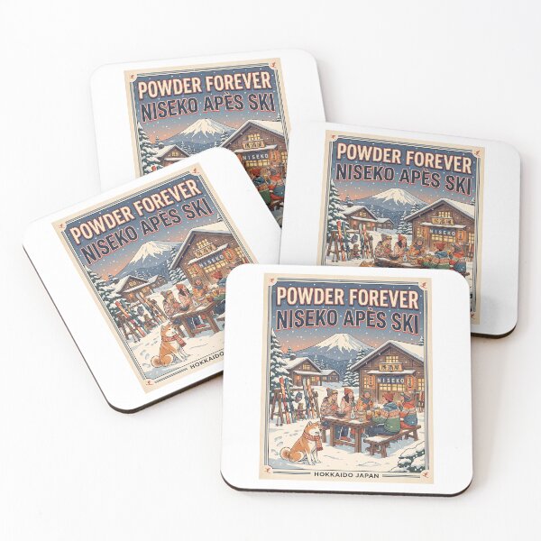 Item preview, Powder Forever Niseko Hokkaido Japan Après Ski Vintage  designed and sold by TeeARTHY.
