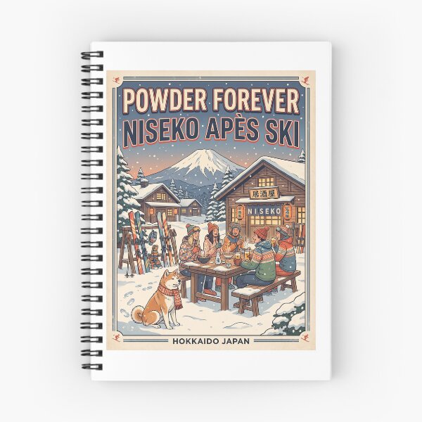 Item preview, Powder Forever Niseko Hokkaido Japan Après Ski Vintage  designed and sold by TeeARTHY.