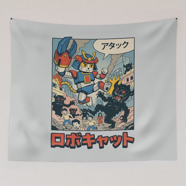 Item preview, Robocat designed and sold by GODZILLARGE.