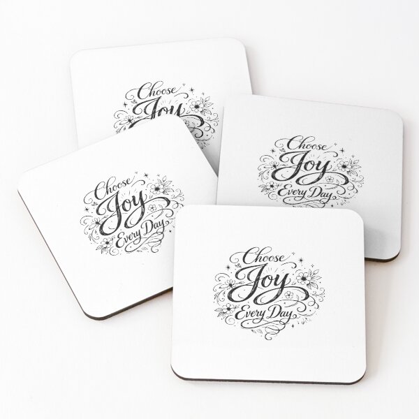 Item preview, Choose Joy Every Day – Inspirational Positive Mindset Typography Design designed and sold by Amsafjol.