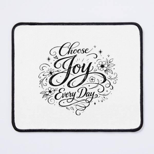 Item preview, Choose Joy Every Day – Inspirational Positive Mindset Typography Design designed and sold by Amsafjol.
