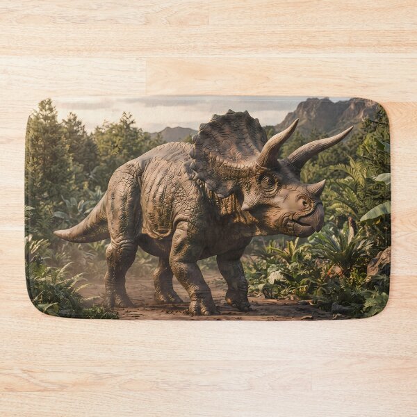 Item preview, A Tyrannosaurus Rex Dinosaur World Jurassic Landscape Art designed and sold by ART ATTACK ZONE.