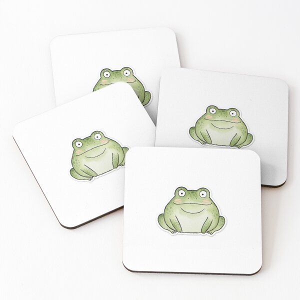 Item preview, Smiling Full Body Watercolor Frog designed and sold by a575642903.