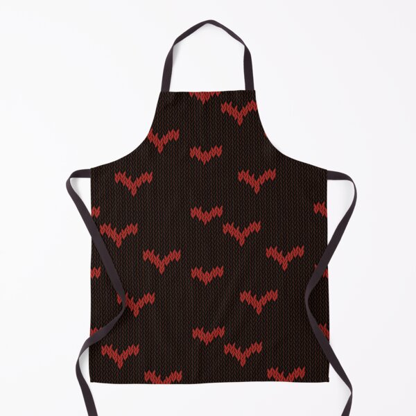 Item preview, Black and Red Knitted Bat Pattern - Cozy Halloween Gothic Sweater Design designed and sold by Caterina@.