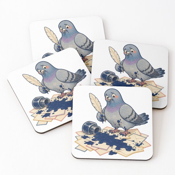 Item preview, Carrier Pigeon Ink Spill Disaster designed and sold by GoverArt.