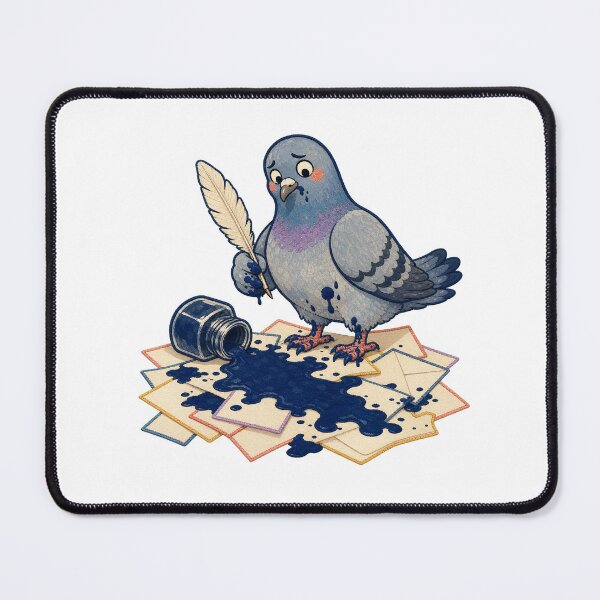 Item preview, Carrier Pigeon Ink Spill Disaster designed and sold by GoverArt.