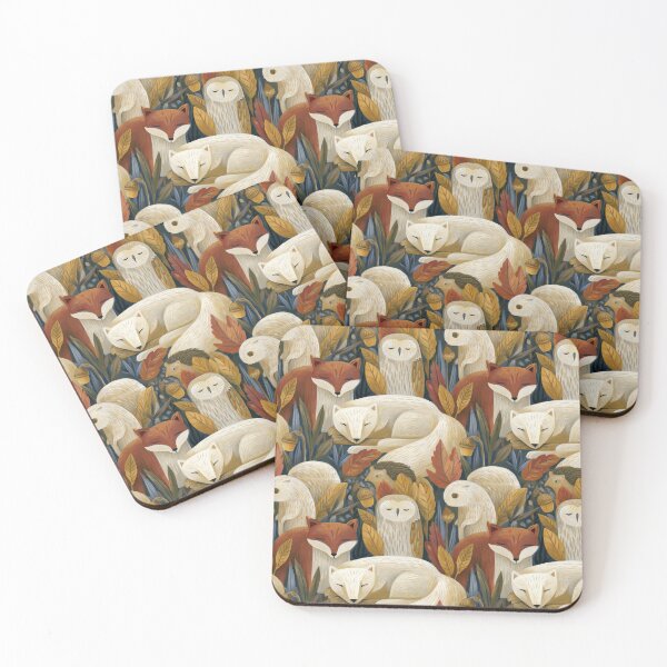 Item preview, Autumn Forest Dreams: Foxes, Owls & Hedgehogs designed and sold by TJ Art and Camera.