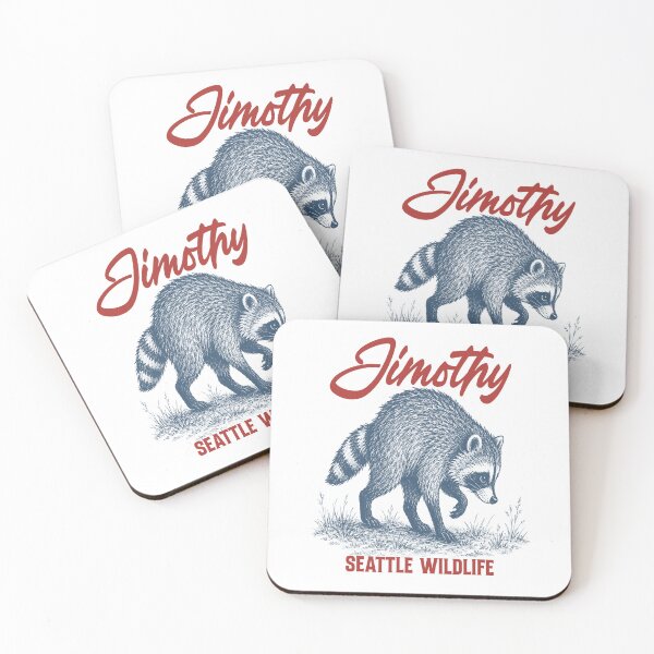 Item preview, Jimothy the Raccoon | Vintage Seattle Wildlife Illustration designed and sold by Spyshirt.