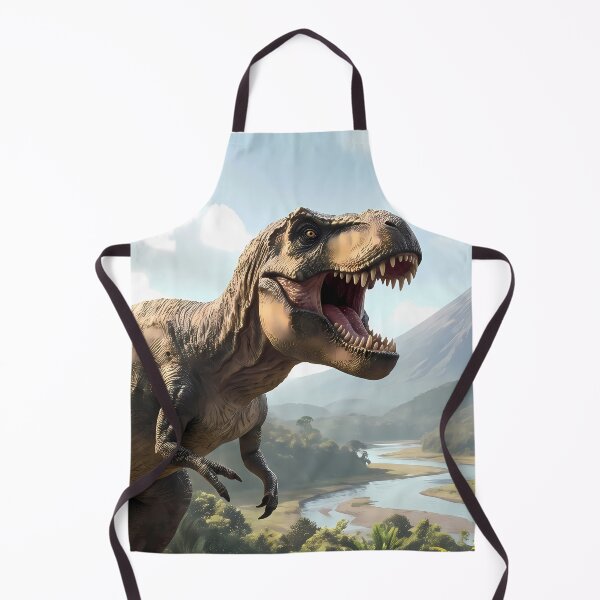 Item preview, B Tyrannosaurus Rex Dinosaur World Jurassic Landscape Art designed and sold by ART ATTACK ZONE.