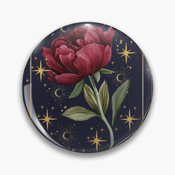 Item preview, Vintage Celestial Peony Rose Gold Frame designed and sold by Amanyscrafts.