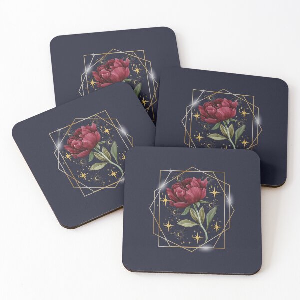 Item preview, Vintage Celestial Peony Rose Gold Frame designed and sold by Amanyscrafts.