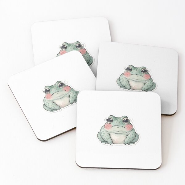 Item preview, Smiling Full Body Watercolor Frog designed and sold by a575642903.