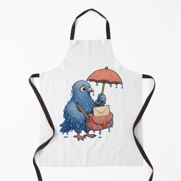 Item preview, Carrier Pigeon Rainy Day Delivery designed and sold by GoverArt.