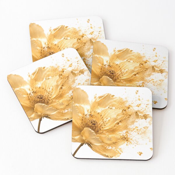 Item preview, Golden Blossom – Luxury Botanical Wall Art designed and sold by bauschberts.