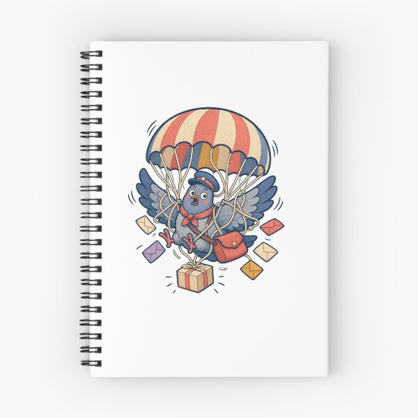 Item preview, Carrier Pigeon Parcel Parachute Panic designed and sold by GoverArt.