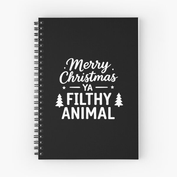 Item preview, Merry Christmas Ya Filthy Animal – Festive Holiday Art designed and sold by Tklezardesigns.