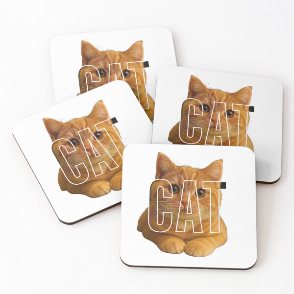 Item preview, Orange Cat Typography designed and sold by     Fatma Creates.