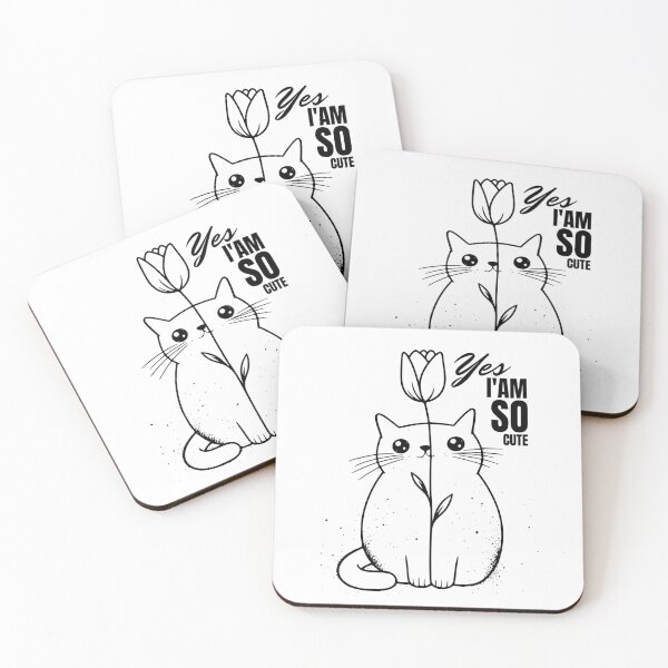 Item preview, Cute Cat Mom Floral Line Art designed and sold by TheWanderlight.