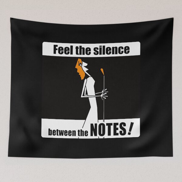 Item preview, Jazz Vocalist Silhouette — Smooth Music Art(WHITE) designed and sold by R-T-Gracie.