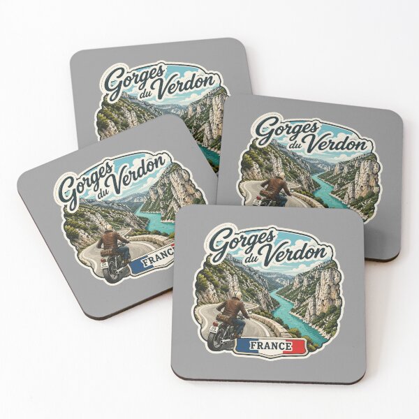 Item preview, Gorges du Verdon D23 Grand Canyon of Europe France Sticker TShirt 07 designed and sold by OuterShellUK.