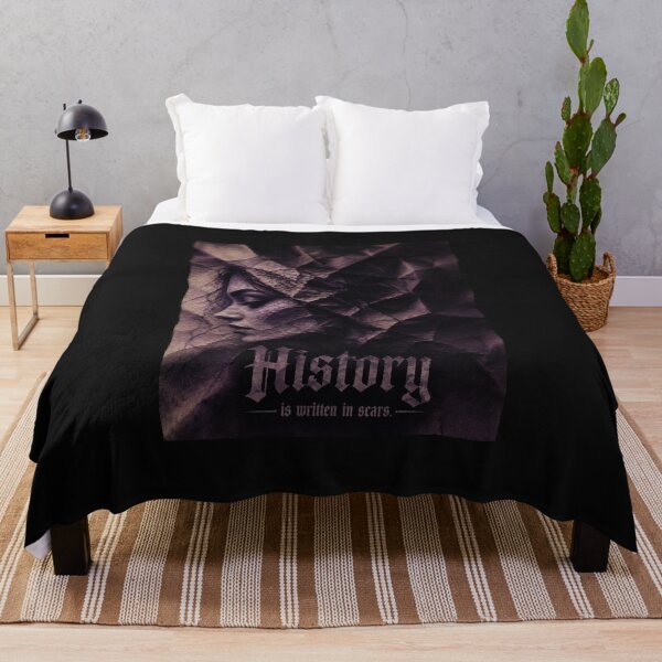 Item preview, History Is Written In Scars Dark Aesthetic Gothic Art designed and sold by TSshirtShoppe.