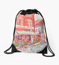 Coffee in Bratislava Drawstring Bag
