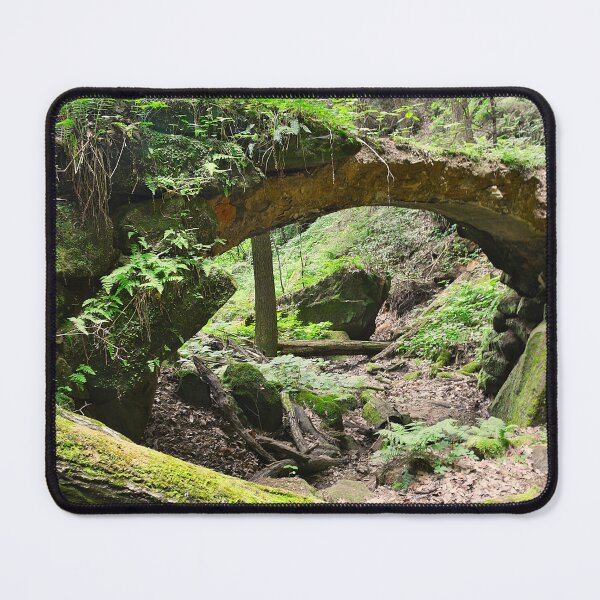 Item preview, Ancient Stone Bridge At Rock House Hocking Hills OH designed and sold by LisaWootenPhoto.