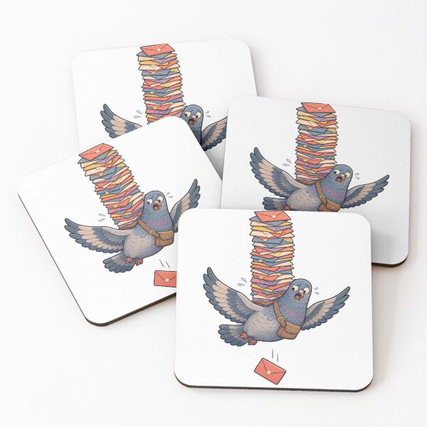 Item preview, Carrier Pigeon Flying Envelope Stack designed and sold by GoverArt.