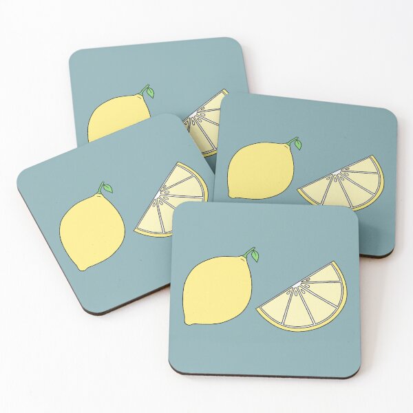 Item preview, Cute Lemon and Slice Fruit Illustration designed and sold by ubborn.